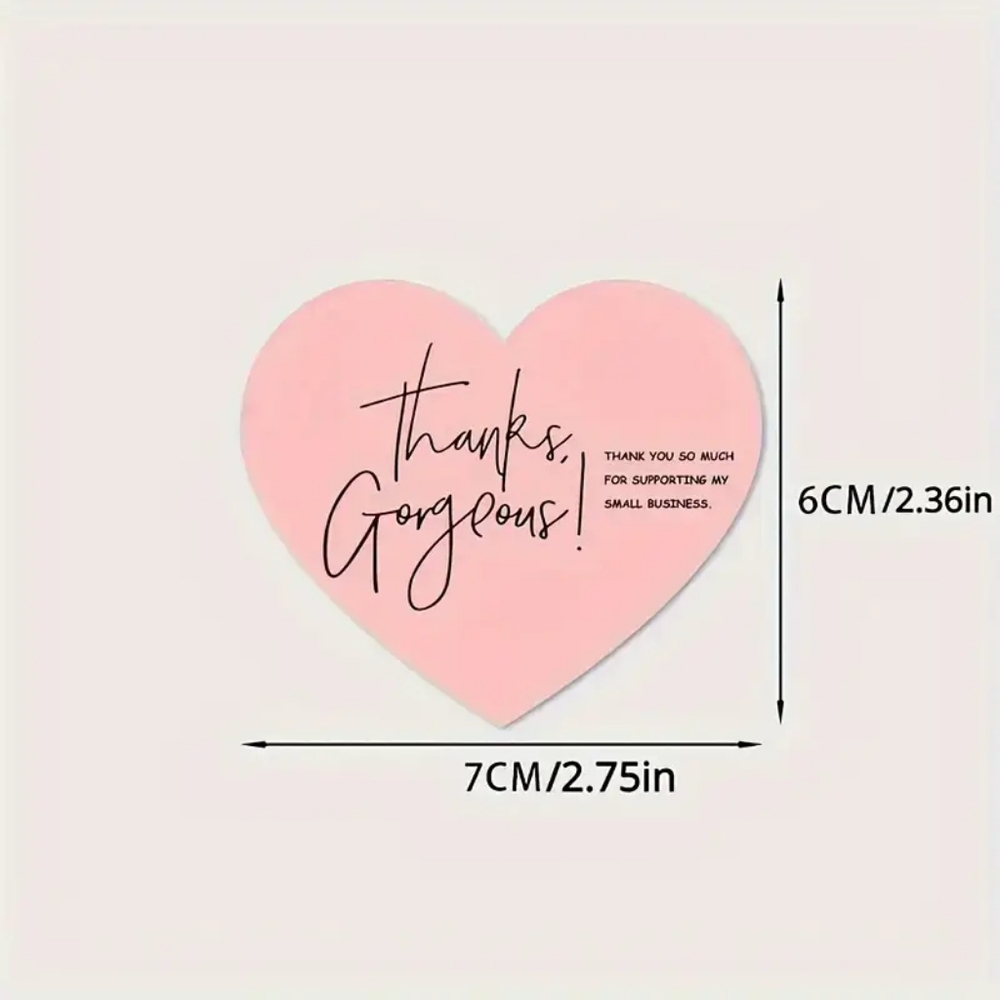 200 PACK THANKS GORGEOUS SMALL BUSINESS CARDS - Picture 2 of 5